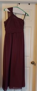 Burgundy Bridesmaid Dress